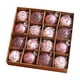 thumbnail image 1 of 16 adornos navideños de bolas con dijes colgantes de 6 cm para decoración navideña. Rosa, 1 of 9