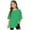 Mint Green, variant on Spazoro Toddler Girls T-shirts, Crewneck Summer Casual Solid Color Short Sleeve Tops Coffee Size 5-15T