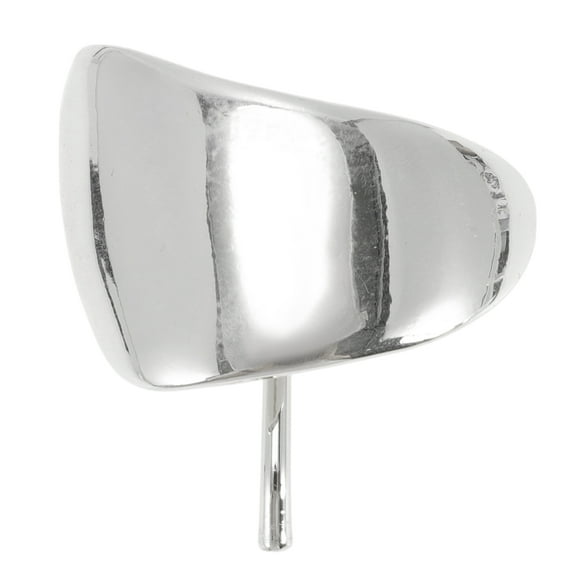 Unique Bargains 1 Pc Ponytail Buckle Hair Clip Trapezoid Hair Ponytail Cuff for Women Silver Tone