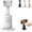 White, variant on Smart AI Facial Recognition Phone Tripod, Auto Face Tracking Tripods & 360° Rotating Selfie Stick, No App,Flippable and Adjustable Angle, Camera Stand with Remote and Gesture Control