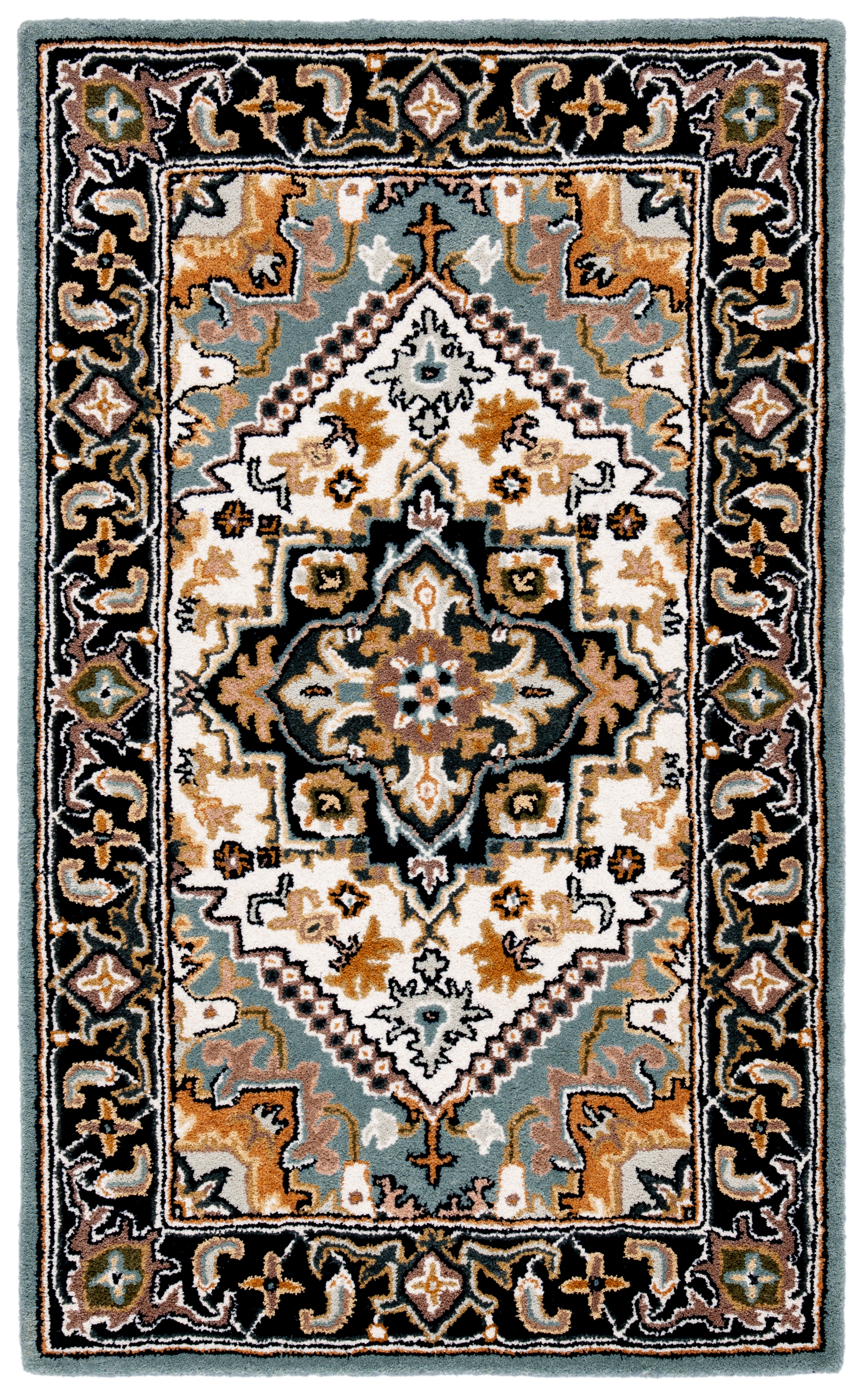 Safavieh Heritage York Oriental Wool Area Rug, Gray/Green, 3' x 5'