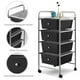 thumbnail image 5 of Costway Carrito de Almacenamiento Móvil con 4 Cajones Ruedas Carro Auxiliar Organizador para Baño Hogar Oficina 37 x 32 x 76 cm, 5 of 9