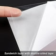 thumbnail image 3 of 18 Sheets PET Double Sided Tape Sheets Antiskid Adhesive Tap Sheet for Arts Craft Photo Albums Making, 3 of 8