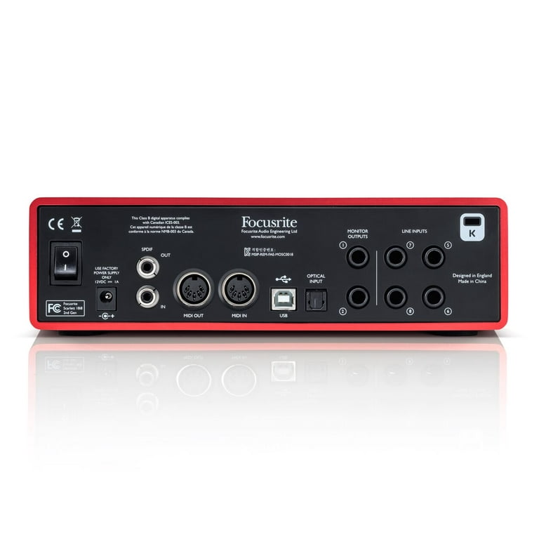 DTM・DAW focusrite 18i8 Gen2 Focusrite Scarlett 18i8 2nd Gen USB Audio