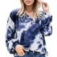 thumbnail image 1 of Gibobby Sudadera de mujer Sudadera de Manga Larga para Mujer de Gran tamaño de otoño de Talla Grande(Azul,M), 1 of 5