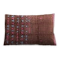 thumbnail image 1 of Mid-Century Moderne Urbain Cuivre Rouge Rose Coussin Lombaire, 13 Pouces par 19 Pouces, 1 of 5