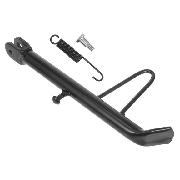 Toyvian Metal Motorcycle Kickstand Black Side Stand Fit Most Motorcycles Scooter