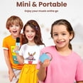 thumbnail image 4 of BONAOK Mini Karaoke Machine, Portable Karoke Speaker with 2 Wireless Microphones for Kids 4-12 Years Old Birthday Gift, 4 of 8