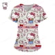 thumbnail image 5 of Ropa de mujer, camisetas de verano, camisetas de Hello Kitty, camisetas con cuello en V, camisetas con bolsillos, uniformes de enfermera, camisetas de hospital, camisetas para mujer 2023, 5 of 5