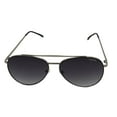 thumbnail image 5 of Kenneth Cole Reaction Silver Metal Smoke Lens Men's Aviator Sunglasses, Silver, 5 of 6