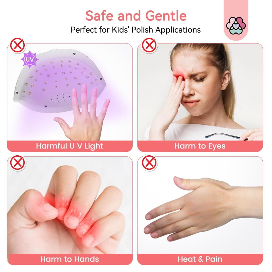 Tuscom Professional Nail Dryer for Regular Polish & Dip Powder, Auto Sensor, Hot/Cold Modes, Large Space for Hands/Feet
