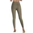 thumbnail image 4 of Ma Croix Womens Womens Compression V Shape Waistband Exercise Stretch Gym Leggings, 4 of 5