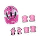 thumbnail image 5 of Kit de 7 cascos de bicicleta para niños, casco de patineta para adolescentes, rodilleras, coderas y muñequeras, equipo de protección para exteriores. Rosa, 5 of 8