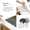 thumbnail image 2 of 3\.3m Bathroom Strip Tub Kitchen Shower Mould proof Tape Sink Bath Sealing Strip Tape Self Waterproof Plaster Grey S, 2 of 9