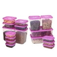 thumbnail image 4 of MesaSe 17pcs/set Refrigerator Food Container Plastic Microwave Food Storage Box Kitchen Lunch Organizer  Green, 4 of 10