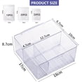 thumbnail image 3 of Caja De Joyería Organizador De Joyas con 60 Piezas Bolsas de Plástico Transparente, Joyero de viaje con Cierre Anti Oxidación para Collares Aretes Anillos y Brazaletes, 3 of 4