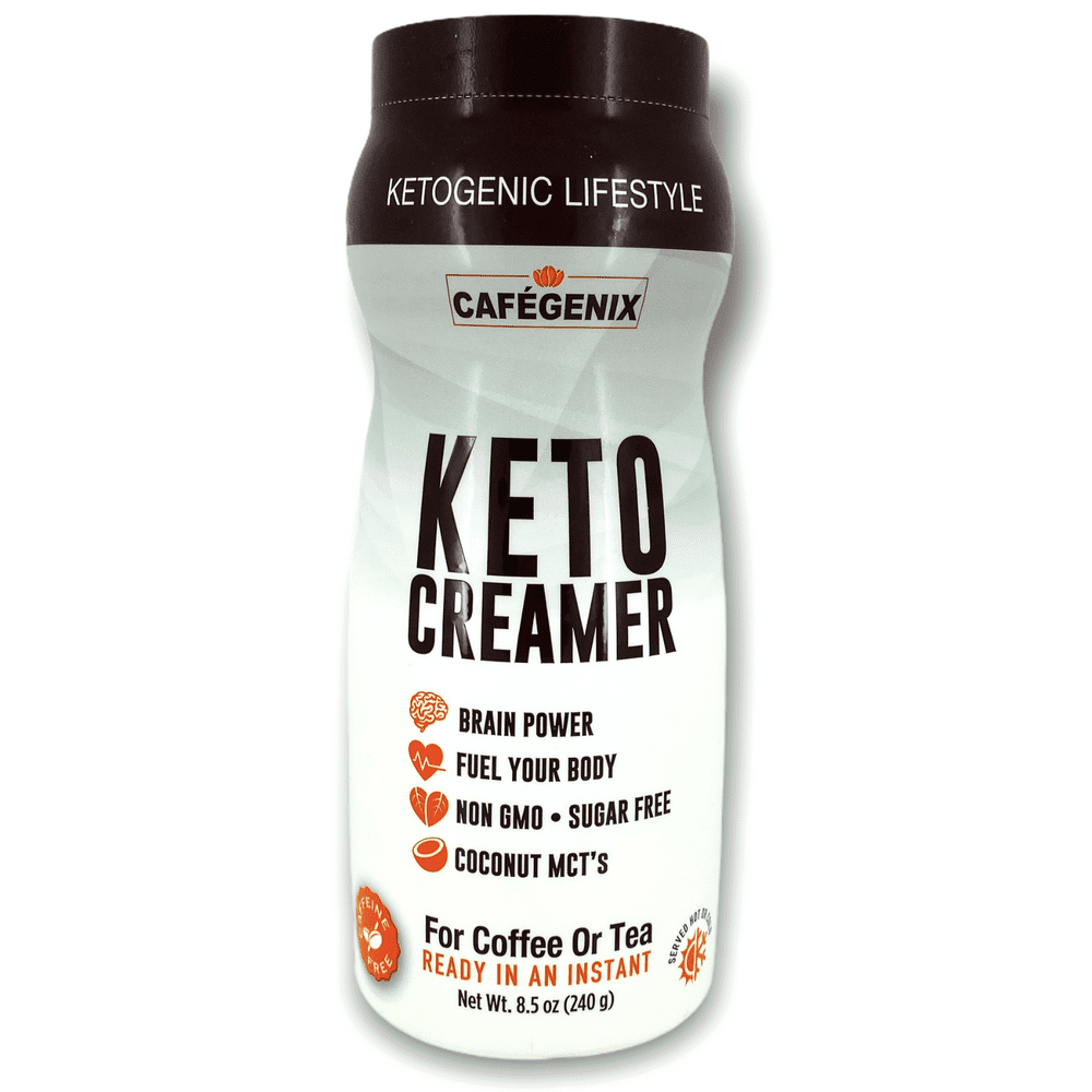 Cafegenix Ketogenic Coffee and Tea Creamer with MCTs, Grass Fed Butter