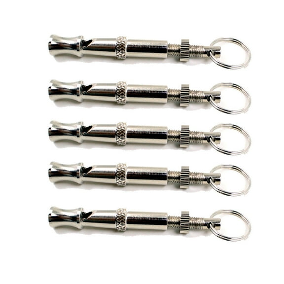 5Pcs Dog Whistle Training to Stop Barking to Make Dogs Come to You Ultrasonic Sound with Adjustable Frequencies Sit Down