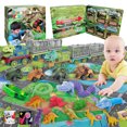 thumbnail image 4 of Calendario de Adviento de Navidad Nuevo libro de dinosaurios Caja sorpresa Coche de juguete Tyrannosaurus Tubo telescópico Triceratops Caja sorpresa de juguete de dinosaurio, 4 of 5
