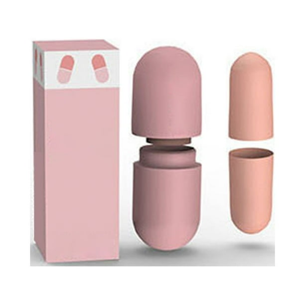 Tapones para los oídos con cancelación de ruido, suaves y con protección auditiva para dormir y trabajar, con cápsula de almacenamiento, color rosa.