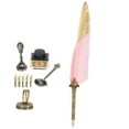 thumbnail image 3 of JUEGO DE PLUMAS, PLUMA DE PLUMÓN, REGALOS DE PLUMA DE PLUMAS DE PLUMAS, Caligrafía, Regalo de Oro, Cabeza de Oro, Pluma de Escritura Vintage De Escritura Vintage para la deicina de, 3 of 7