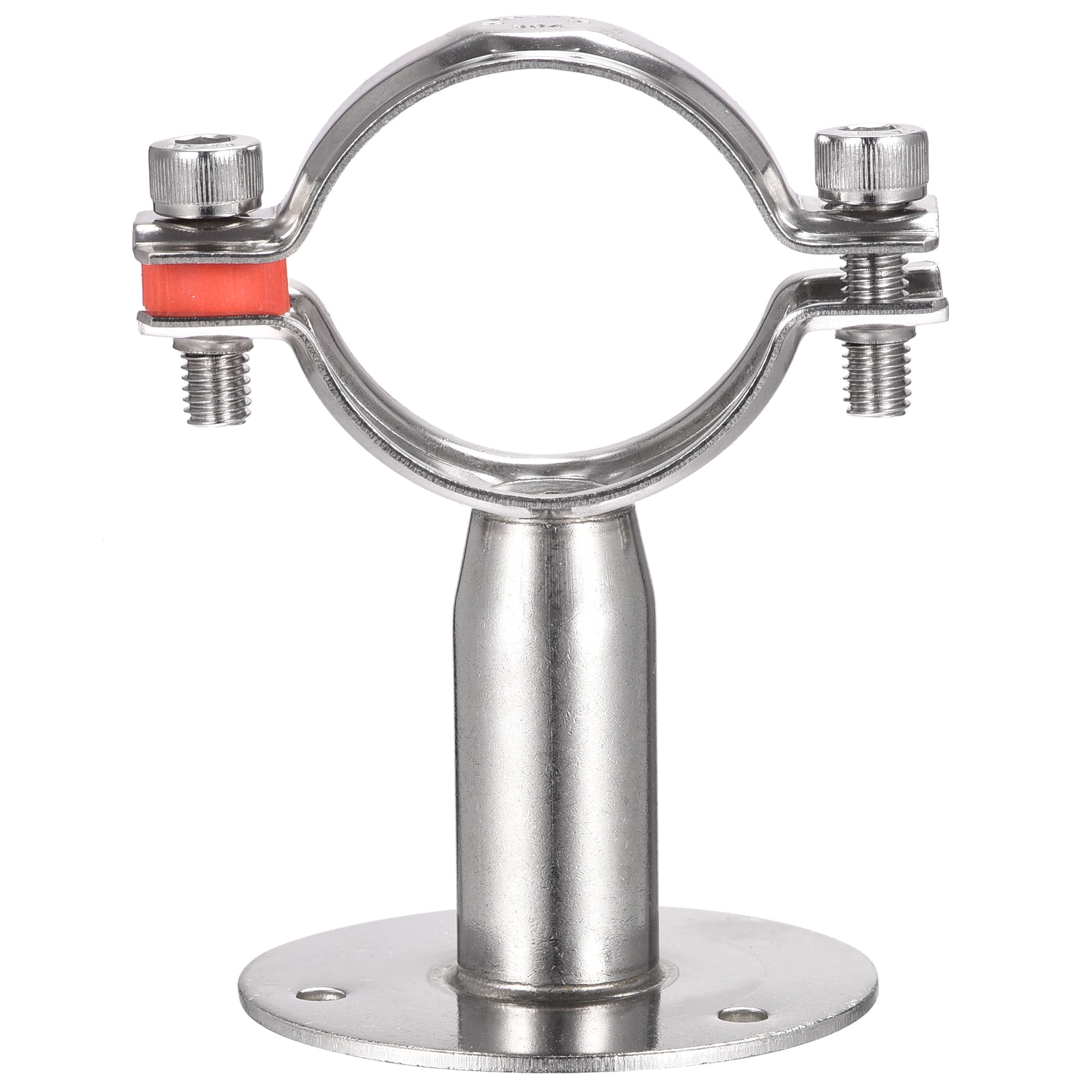 Uxcell 304 Stainless Steel Wall Mount Ceiling Mount Pipe Support Clamp