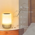 thumbnail image 5 of Lampara Led De Cabecera Touch Regulable, Lampara De Mesa Funciona Con Pilas 8 Colores Y 3, 5 of 5