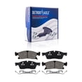 thumbnail image 6 of Detroit Axle - Front Brake Kit for Jeep 2011-2016 Grand Cherokee 2011-2020 Dodge Durango, Drilled Disc Brake Rotors Brake Pads Wheel Bearing Hubs Wheel Lug Nuts Replacement : 13.78'' inch Rotor, 6 of 8