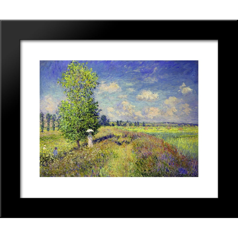 The Summer, Poppy Field 20x24 Framed Art Print by Monet, Claude ...