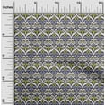 thumbnail image 1 of oneOone Tissu Popeline de Coton Imprimé Ikat Tourbillon & Paisley BTY 42 Pouces de Large, 1 of 4