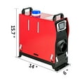 thumbnail image 2 of VEVOR 8KW Diesel Air Heater Muffler Diesel Heater 12V 8000W Diesel Parking Heater Remote Control Remote Control with LCD Switch for Car Bus Trucks Motor-Home and Boats, 2 of 8