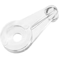 thumbnail image 4 of 50 Pcs Glass Retainer Clips Kit, Plastic Retainer Clips with Included Screws for Cabinet Doors, Mirrors, Glass Panels and More, Easy Installation (Clear), 4 of 7