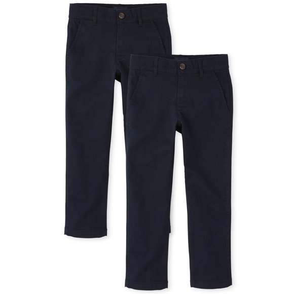 PANTALONES The Children's Place 10 Nuevos Azul Marino (Pack de 2)