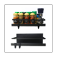 thumbnail image 3 of Estante magnético para especias para refrigerador, organizador de especias con estante magnético para frascos de especias, organizador de condimentos, soporte para especias, 3 of 5