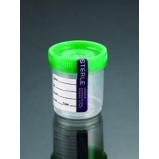 Sponix BioRx Plastic Specimen Containers Leak Resistant 90 mL