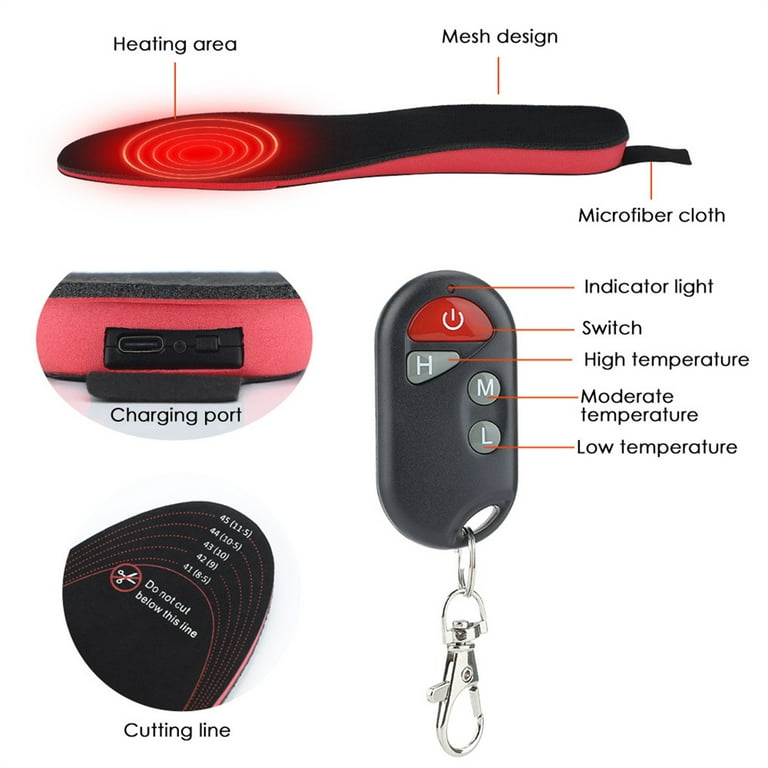 Remote control store foot warmers