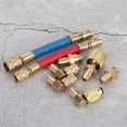 thumbnail image 4 of Refrigeration Connector Adapter Kit 8pcs/Set Air Conditioning Refrigeration R-12A/C Connector Adapter Hoses R134A R12, 4 of 8