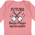 thumbnail image 4 of Inktastic Future Banjo Player Like Daddy Boys or Girls Long Sleeve Baby Bodysuit, 4 of 5