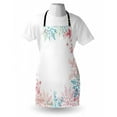 thumbnail image 3 of Winter Apron Abstract Winter Inspired Snowflake Design with Soft Color Palette Image, Unisex Kitchen Bib Apron with Adjustable Neck for Cooking Baking Gardening, Coral Blue Pale Green, by Ambesonne, 3 of 3