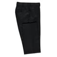 thumbnail image 6 of Mens Ticket Pocket 2-piece Black Cotton Modern Fit Suit, 6 of 7