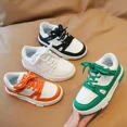 thumbnail image 3 of Zapatos deportivos informales de estilo coreano para niños y niñas, zapatillas blancas medianas y grandes, calzado para niños de temporada de otoño, 3 of 5