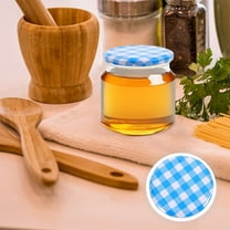 Minkissy Jar Lids Tinplate Jelly Jar Lids 50 Pcs for Canning Preserving