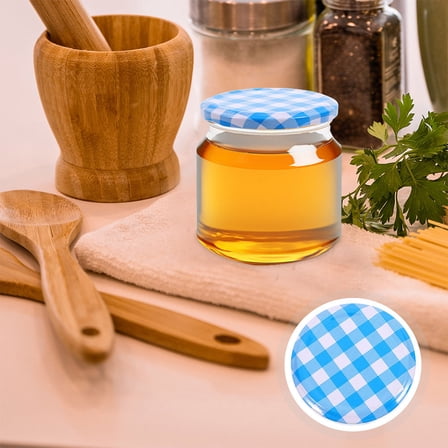 Minkissy Jar Lids Tinplate Jelly Jar Lids 50 Pcs for Canning Preserving