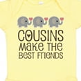 thumbnail image 4 of Inktastic Cousins Make the Best Friends Boys or Girls Baby Bodysuit, 4 of 5