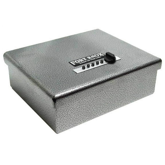 Fort Knox PB1 Original Heavy Duty Handgun Safe Pistol Box with 13.5 Inch Dean Safe Pistol Sock Made in USA