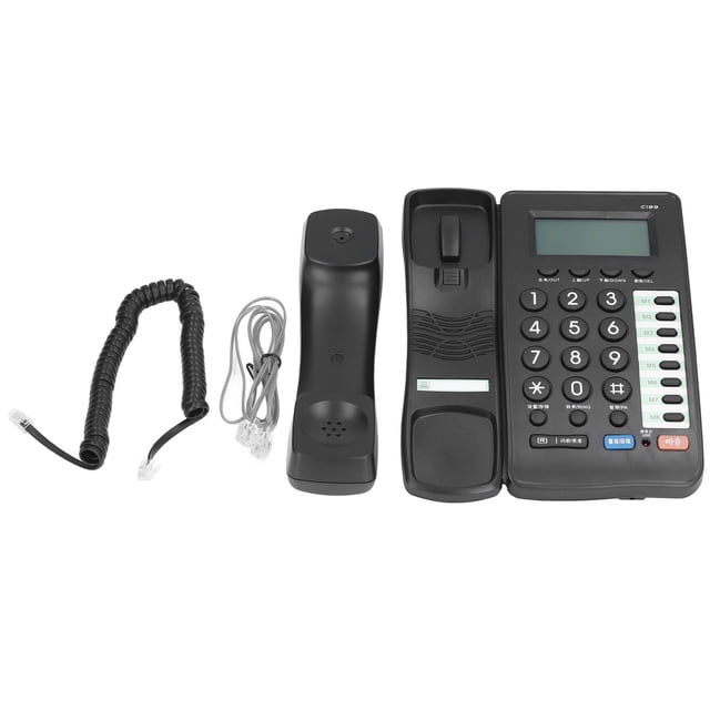Téléphone Standard Filaire, Téléphone Fixe Filaire Domestique C199 Fortement Recommandé