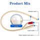 thumbnail image 4 of Double Head Male Tube Urethral Stretching Dilator Plug 2 Way Catheter, 4 of 5