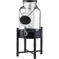 thumbnail image 5 of TableCraft 10090 2 Gallon Industrial Collection Beverage Dispenser, Includes: Infuser, Ice Core, Chalkboard Necklace, 5 of 6