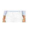 thumbnail image 3 of Charter Club Women's Bermuda Twill Shorts White Size 16, 3 of 3