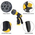 thumbnail image 3 of Garden Hose Nozzle Watering Spray High Pressure Water Sprinkler With 8 Patterns, 3 of 5